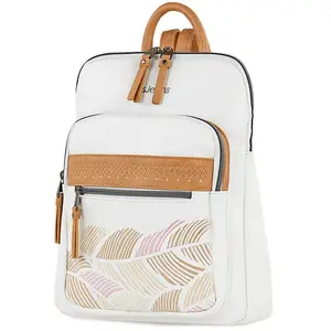 Sac à dos - Lois - 310723 - Cuir écologique - Élégant - Blanc pas cher