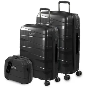 Comparateur de prix : JASLEN Set Valise Rigide 3 Pièce 161316B  Noir