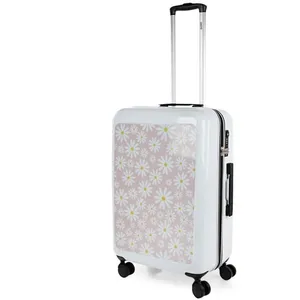 SKPAT Valise Moyenne 133665  Marguerites Blanches Roses pas cher