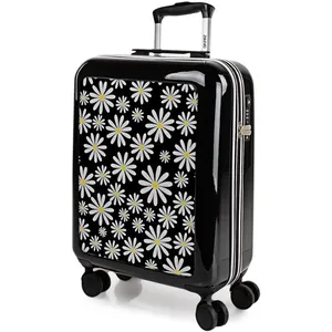SKPAT Valise Cabine 133650  Daisies Noires pas cher
