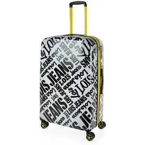 LOIS Grande Valise Rigide 4 Roulettes 171570  Noir-Blanc pas cher
