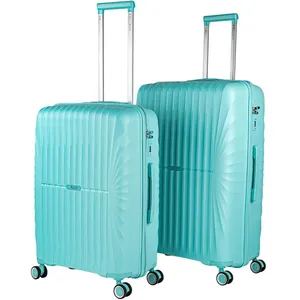 JASLEN Set De Valises Rigides 4 Roulettes 162416  Menthe pas cher