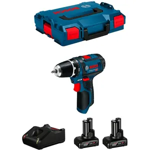 Bosch - Perceuse-Visseuse gsr 12V-15 (2 x 6,0 Ah GAL12V-40 L-Boxx 102) pas cher