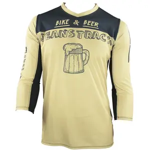 Jeanstrack Maillot Enduro Manches 3/4 Bike&beer pas cher