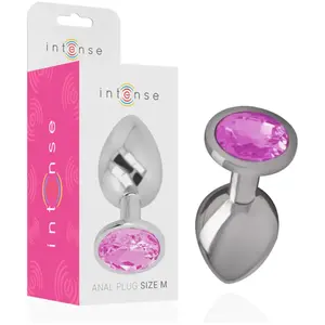 INTENSE ANAL TOYS | Intense - Anal Plug Metal Pink Size M
