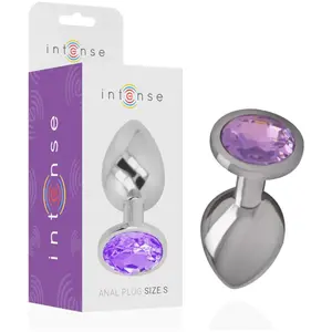 INTENSE ANAL TOYS | Intense - Anal Plug Metal Violet Size L