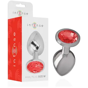 INTENSE ANAL TOYS | Intense - Anal Plug Metal Red Size M pas cher