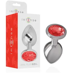 INTENSE ANAL TOYS | Intense - Anal Plug Metal Red Size L pas cher
