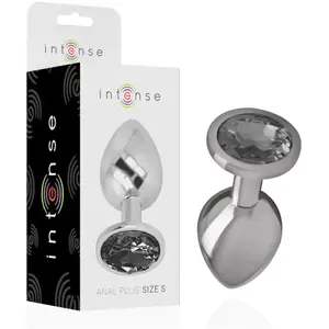 INTENSE ANAL TOYS | Intense - Anal Plug Metal Black Size S