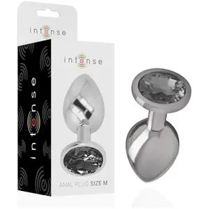 INTENSE ANAL TOYS | Intense - Anal Plug Metal Black Size M