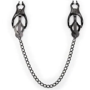 Ohmama Fetish - Tepelklem - Japans Met Ketting - Zwart pas cher
