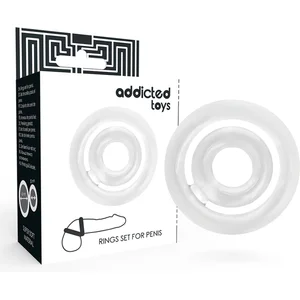 Addicted Toys Potenz-c - Cockring - Transparant - 42mm En 20mm