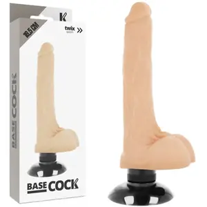 BASECOCK | Basecock Realistic Vibrator 2-1 Flesh 18.5cmVendu parbol