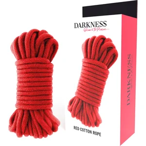 DARKNESS BONDAGE | Darkness Kinbaku Rope Red 5m | Shibari | Sex Toy vo...