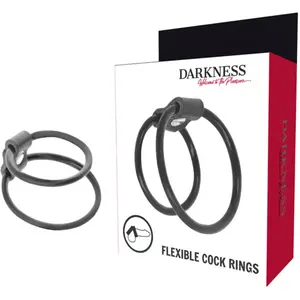 DARKNESS BONDAGE | Darkness Duo Rings For Penis pas cher