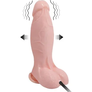 BAILE INFLATABLE AND VIBRATING REALISTIC DILDO 18.8 CM pas cher