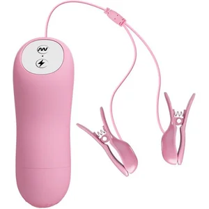 BAILE STIMULATING | Romantic Wave Vibrating And Eletric Shock Nipple C...