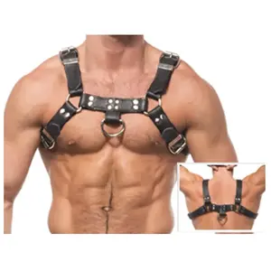 LEATHER BODY | Leather Body Chain Harness Iii pas cher