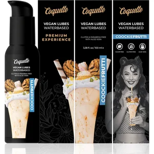 COQUETTE COSMETICS | Coquette Premium Experience | 100ml Vegan Lubes - Cookiefrutti | Glijmiddel | Durex Glijmiddel | Vrouw Clitoris Stimulator } Glijmiddel WaterbasisVendu parbol