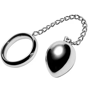 METAL HARD | Metalhard Cock Ring 45mm + Chain Bead