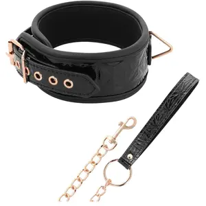 BEGME BLACK EDITION | Begme Black Edition Premium Vegan Leather Collar pas cher