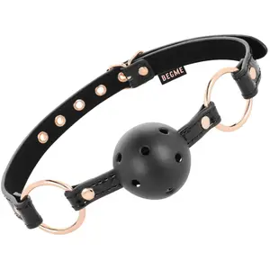 BEGME BLACK EDITION | Begme Black Edition Ball Gag Vegan Leather pas cher