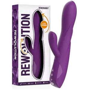 Rewolution Reworabbit - Vibrator - Tarzan/rabbit - Flexibel - Paars