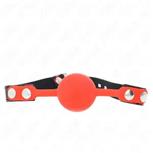 Kink - Model 2 Silicone Ball 4 Cm Gag With Lock 60 X 2 Cm