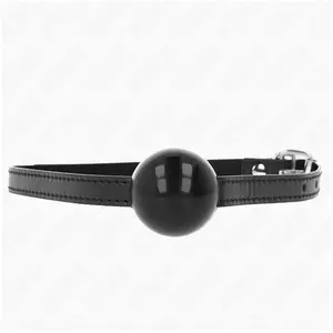 Kink - Black Single Solid Ball 4 Cm Gag 65 X 1.5 Cm