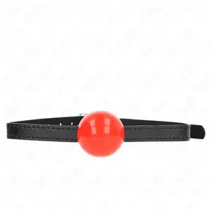 Kink - Red Single Solid Ball 4 Cm Gag 65 X 1.5 Cm pas cher
