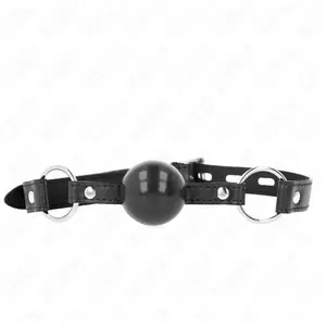 Kink - Black Tpe Ball 4 Cm Gag 60 X 2 Cm