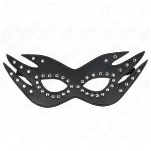 Kink - Leatherette Mask With Rivets Model 3 26 X 9.5 Cm