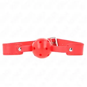 Kink - Red Breathable Ball 4.5 Cm Gag 65 X 2.5 Cm