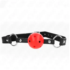 Kink - Hollow Hard Red Ball 4.5 Cm Gag Model 1 63.5 X 2 Cm pas cher