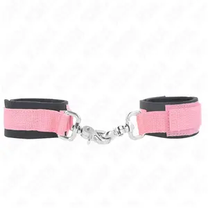 Kink - Adjustable Neoprene Wrist Restraints Pink Adjustable 22-34 Cm