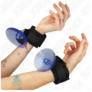 Kink - Suction Cup Wrist Restraints Black 29-40 Cm X 5 Cm