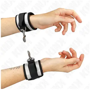 Kink - Neoprene Wrist Cuffs Grey 23 X 5 Cm