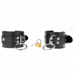 Kink - O-Ring Locked Wrist Restraints Black Adjustable 20-28 Cm X 5.5 ...