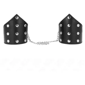 Kink - Black Point Style Wristbands With Chain Adjustable 17-23 Cm X 8... pas cher