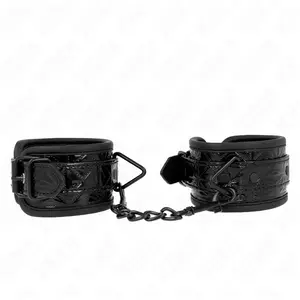 Kink - Diamond Pattern Wrist Restraints Black Adjustable 17-26 Cm X 5....
