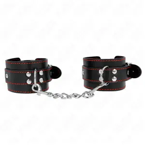 Kink - Wrist Restraints Black With Red Lining Adjustable 20-28 Cm X 5....