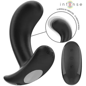 Intense - Chandler Anale Plug 10 Vibrations Black Remote Control pas cher
