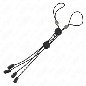 Black Detail Nipple Klemmen met Zwarte Elastiek pas cher
