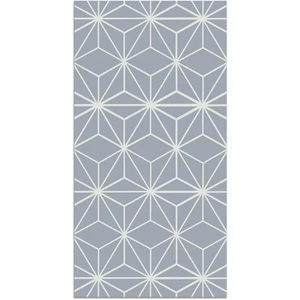 Tapis Vinyle Panorama Lignes dÉtoiles Bleus 80x300 cm - Tapis pour Cuisine Bureau et Salon en PVC pas cher