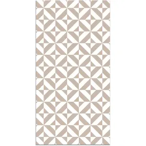 Tapis Vinyle Panorama Géométrie Rose 40x80 cm - Tapis pour Cuisine, Bu... pas cher