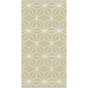 Tapis Vinyle Panorama Lignes dÉtoiles Vert Pastel 80x200 cm - Tapis pour Cuisine Bureau et Salon en PVC pas cher