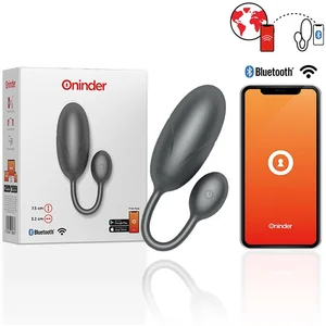 ONINDER | Oninder - Tokyo Vibrating Egg Black 7.5 X 3.2 Cm Free AppVendu parbol