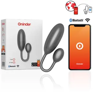 ONINDER | Oninder - Denver Vibrating Egg Black 7 X 2.7 Cm Free App