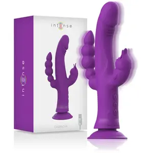 INTENSE FUN | Intense - Casanova Vibrator Rabbit Silicone Triple Engine Purple