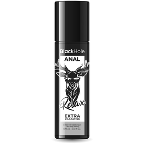 Lubrifiant Silicone Relax Black Hole Bouteille 100ml pas cher